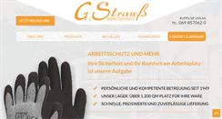 Desktop Screenshot of gstrauss-gmbh.de